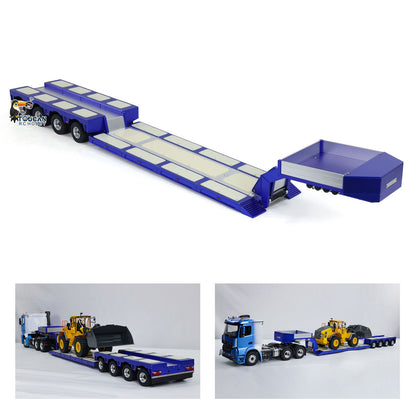 New Version 1/14 4 Axles RC Heavy Trailer Degree 999 CNC Goose-neck Trailer