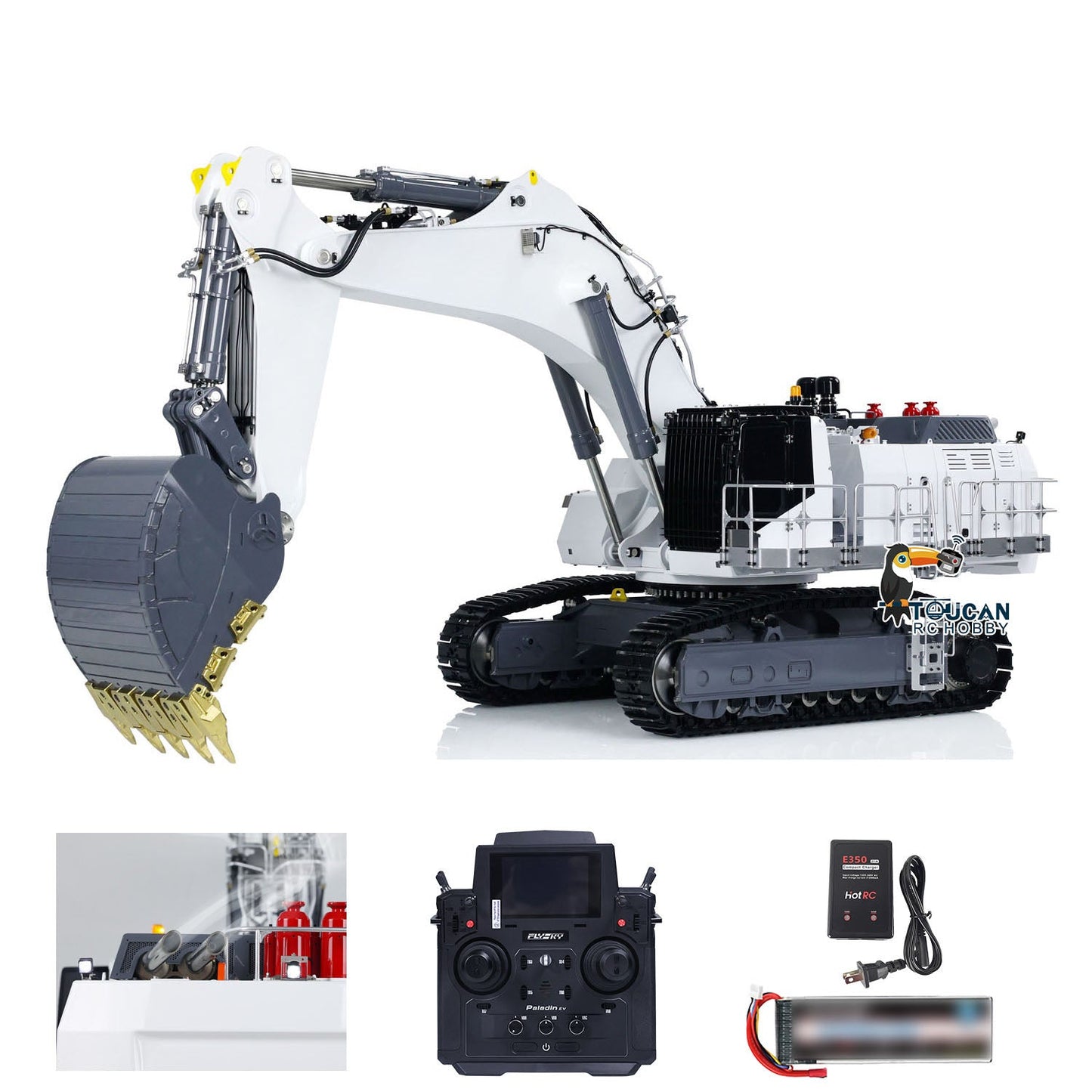 1/14 LESU RC Hydraulic Excavator AOUE 9150 Backhoe Shovel