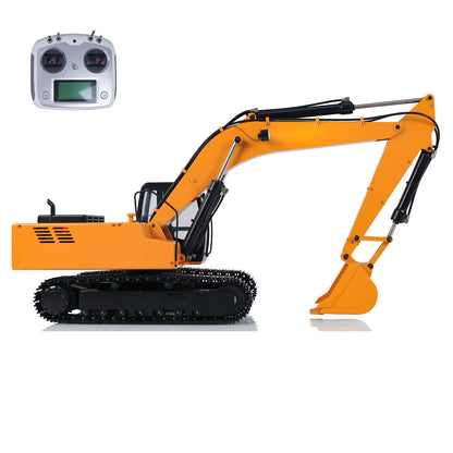 US STOCK JDM 1/12 Hydraulic Excavator Painted Assembled RC Model Pump Tracks Light Radio