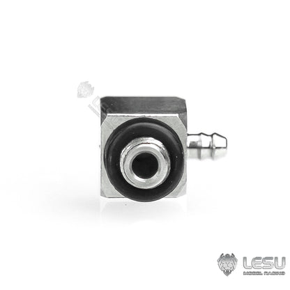 Buse droite LESU M3 en acier inoxydable pour tuyau d'huile hydraulique 2x1 mm pour camions RC