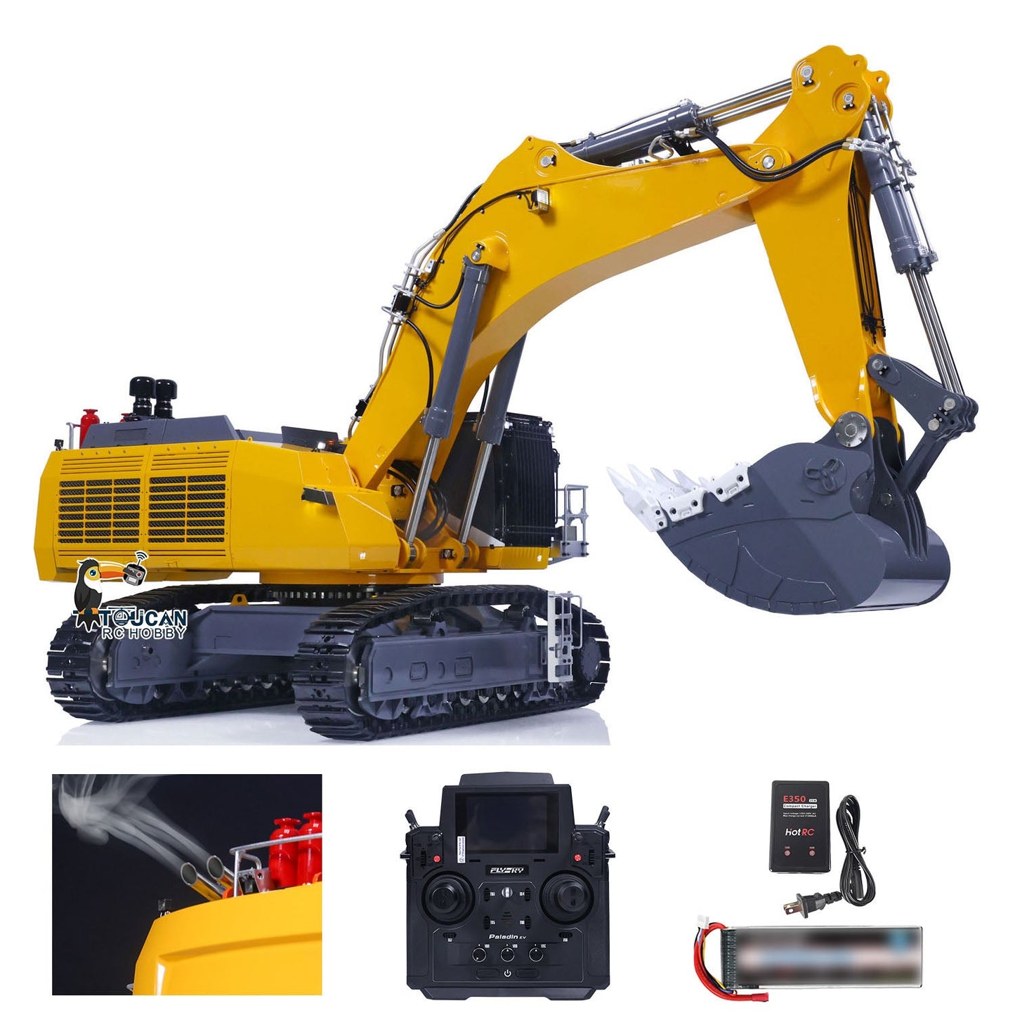 1/14 LESU RC Hydraulic Excavator AOUE 9150 Backhoe Shovel