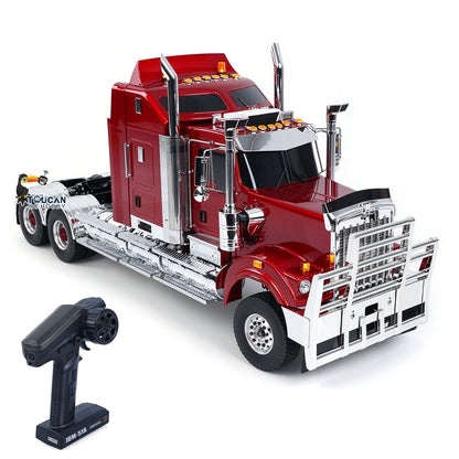 JDM 518A 1/14 RC Tractor Truck C509 6x4 Plastic Radio Control Construction Vehicle Model PNP/KIT with 2 Speed Transmission