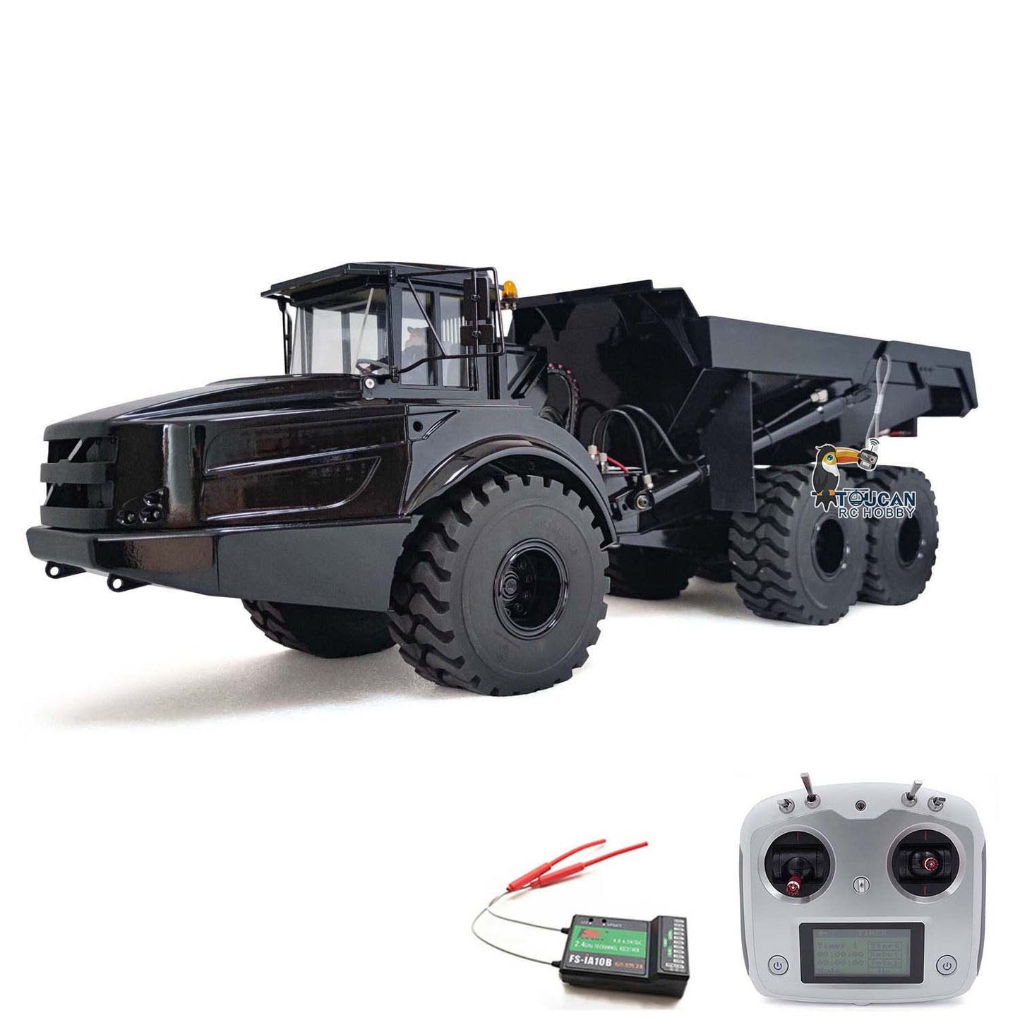 EN STOCK XDRC 1/14 PNP 6x6 Métal Hydraulique A40G RC Camion Dumper Articulé