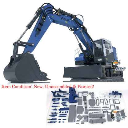 LESU 1/14 Aoue Metal ET26L Painted Unassembled Hydraulic Three-section RC Excavator B0012