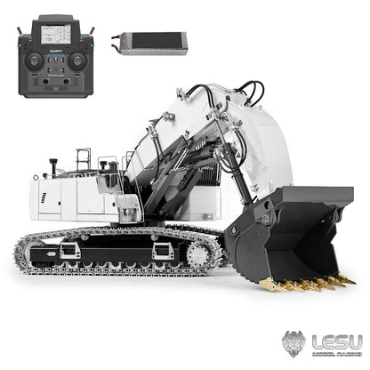 LESU Aoue LR956 1/14 Metal RC Front Shovel Digger B0041 Dual Pumps Hydraulic Excavator KIT/PNP/RTR with 4CH Valve Brushless Motor Light System