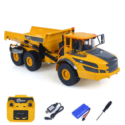Plastic DoubleE E591 003 1/20 RC Articulated Dumper 6WD Electric Remote Control Truck Motor Battery USB Charging Cable RTR