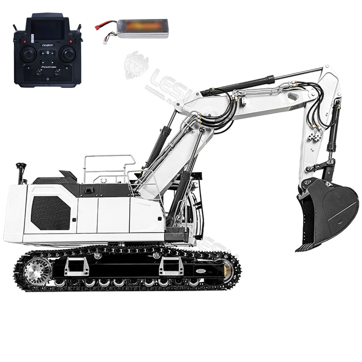 1/14 LESU RC Hydraulic Excavator LR945 3 Arms Version RTR Ready to Run DIY Model