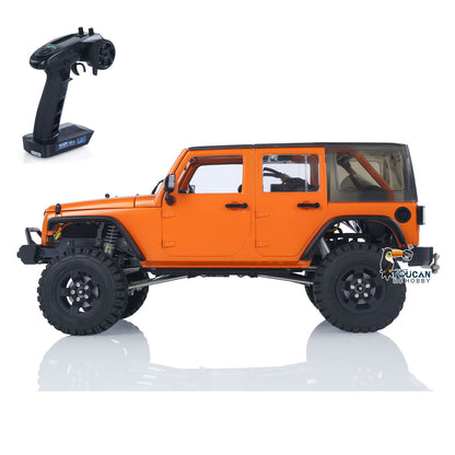 CAPO 1/18 RC Crawler Car CUB2 RTR Remote Control Off Road Vehicle 2-Speed Transmission Flysky GT5 Radio Battery Light Sound