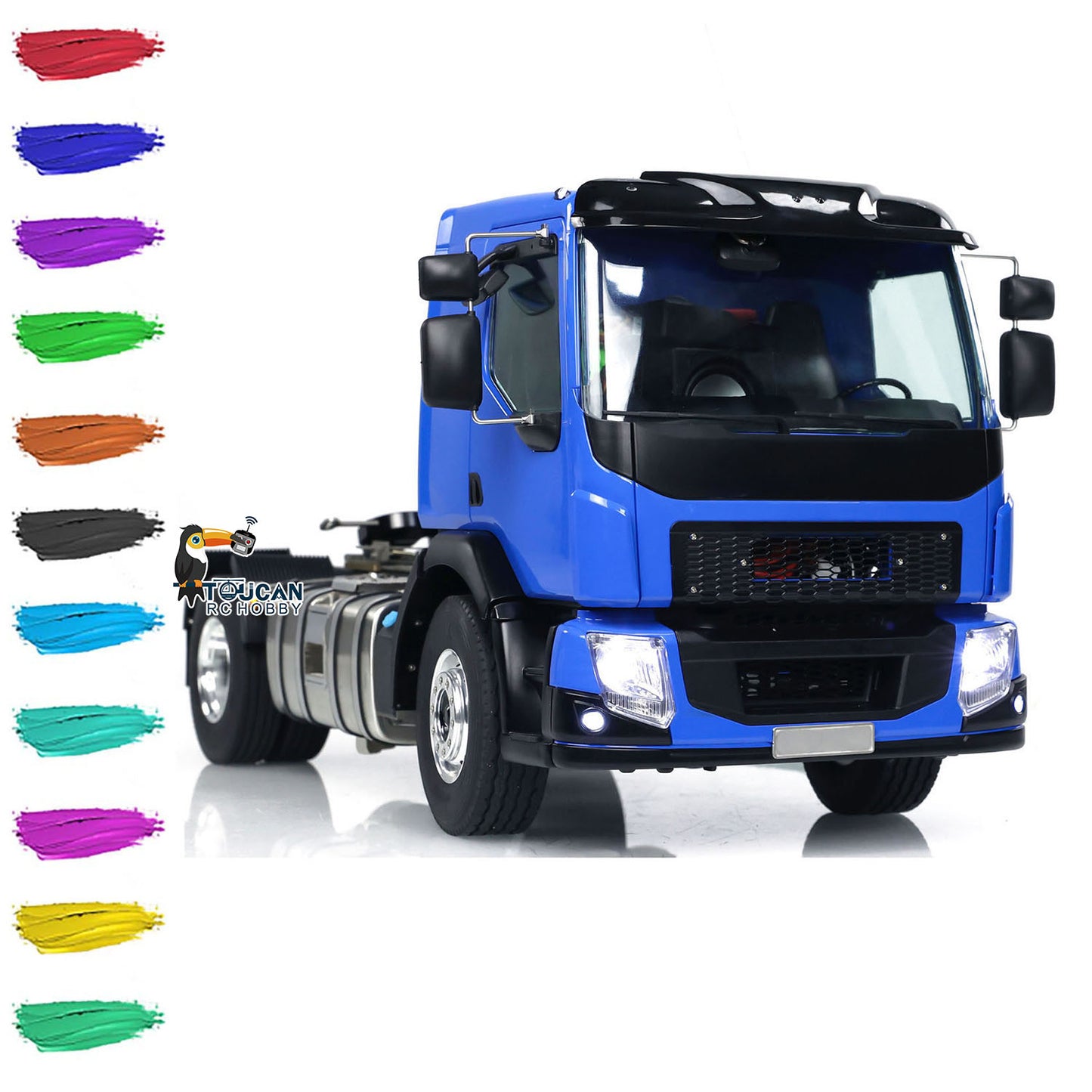 EN STOCK LESU 1/14 4*4 Camion tracteur télécommandé pour véhicules d'ingénierie RC VM KIT/PNP/RTR Versions optionnelles