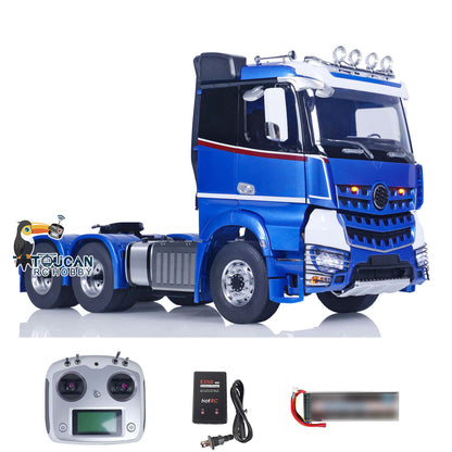 EN STOCK LESU 1/14 6x6 RC Tracteur Camion RTR Voiture Télécommandée