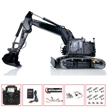 LESU 1/14 Aoue ET35 Metal RTR RC Hydraulic Painted Assembled Excavator B0006 With Quick Removable Connector