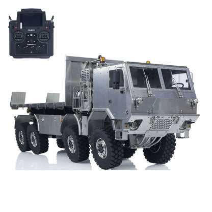 Metal 1/14 RC Hydraulic Off Road Military Truck T815 Remote Control 3Speed 8*8 Roll on off Dumper Model Paladin ST8 Radio