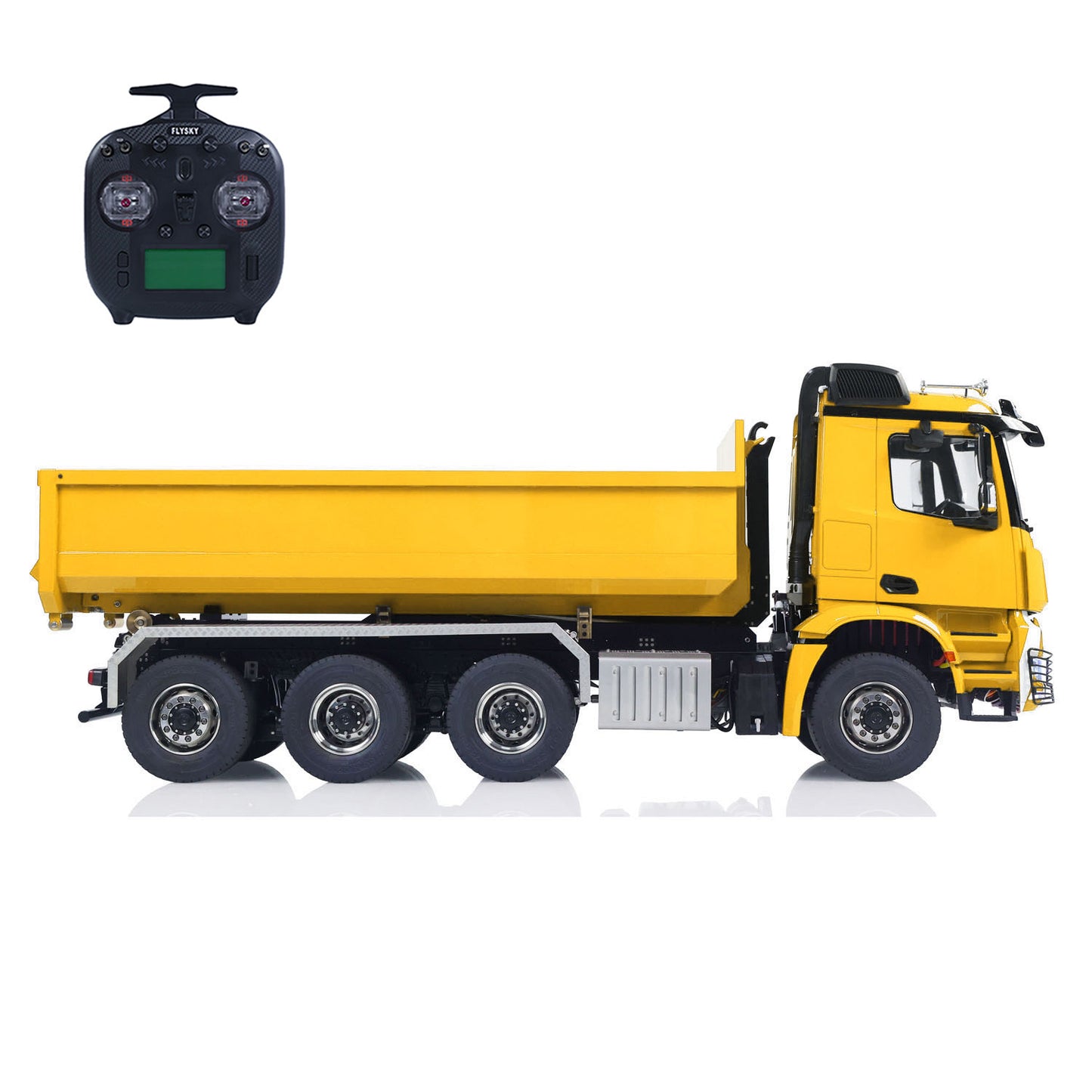 1/14 8x8 Metall RC PNP Hydraulisch lackiert montiert Roll On/Off Muldenkipper