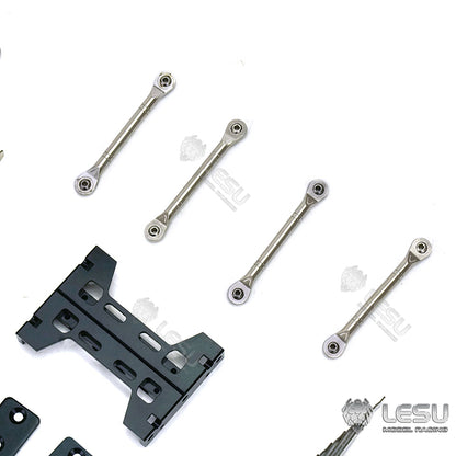 LESU Metal Rear Suspension Set Pneumatic Suspension for TAMIYA 1/14 RC Truck Axles DIY