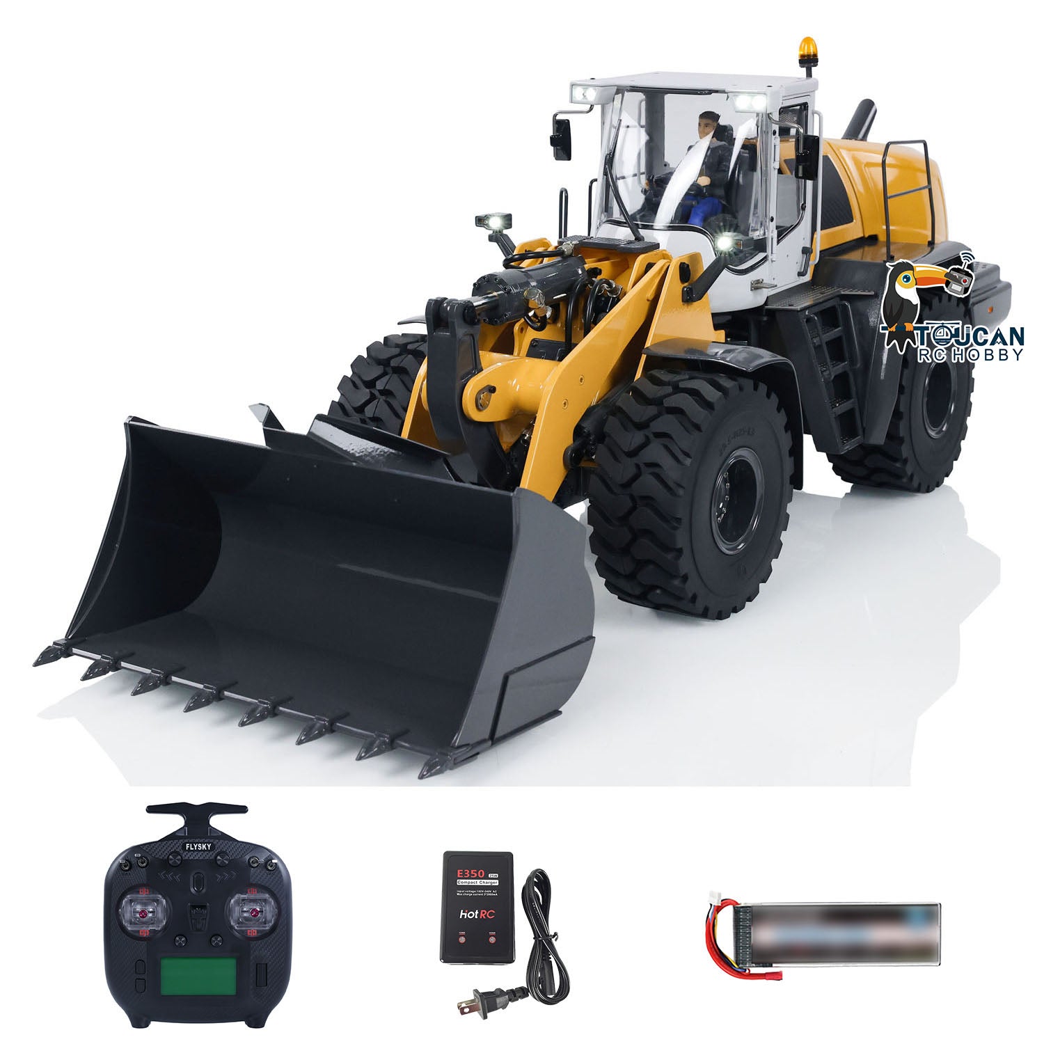 XDRC 1 14 Metal RTR RC Hydraulic 580 Wheeled Loader Oliverhobby