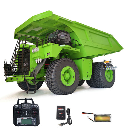 Metal 1/20 RC Hydraulic Mine Truck 793D Heavy Duty Remote Control Dumper RTR 2Speed Gearbox Flysky I6X Radio Light System