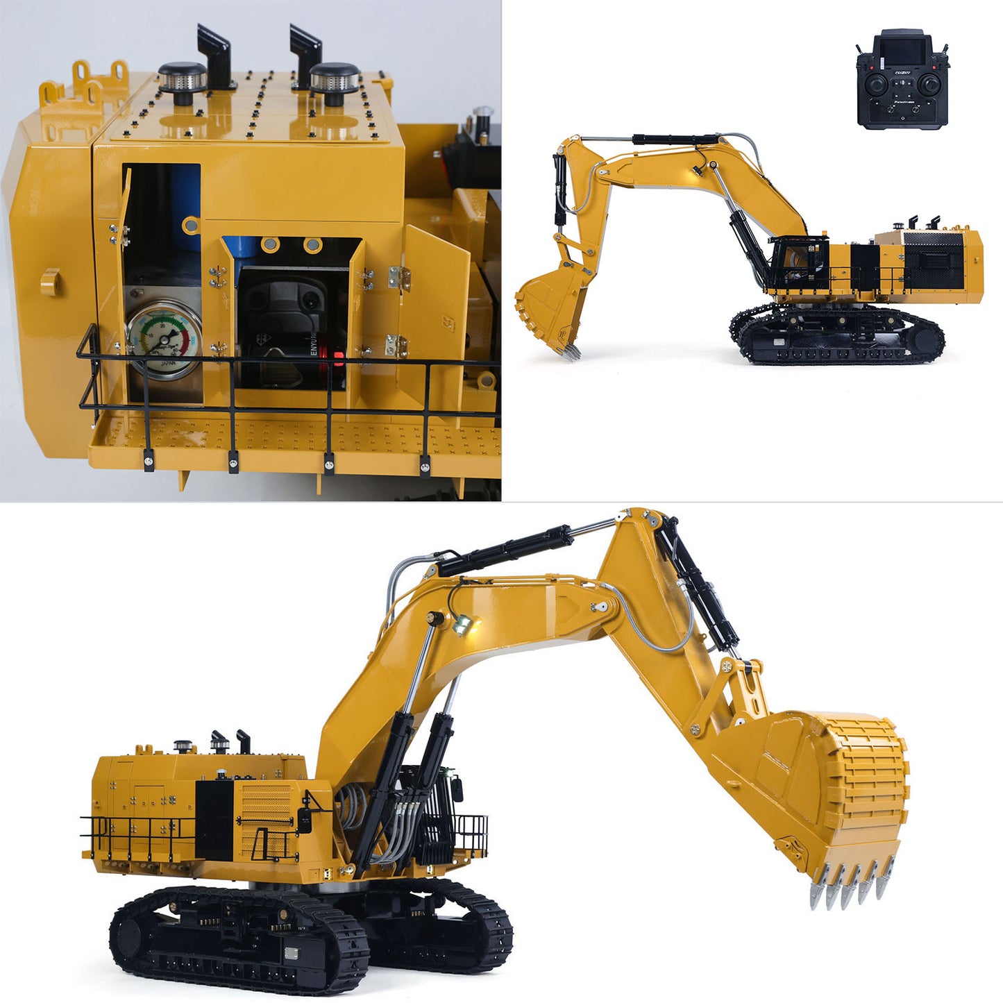 1/14 Hydraulic RC Excavator 6015B Metal RC Heavy Duty Digger