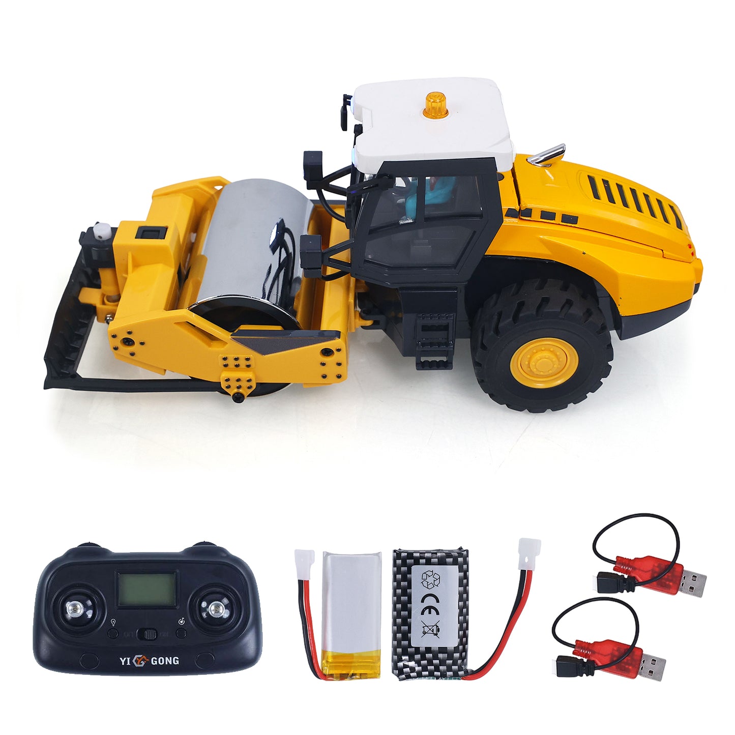 Deposit Pre-order Hydraulic RC Road Roller 131 Remote Control Construction Vehicles New Product Radio System