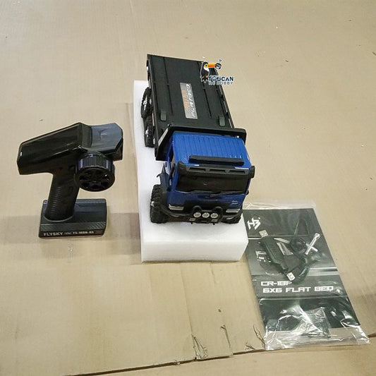 Second Hand Fast Shipping CR18P Flatbed Truck 6x6 RTR RC Rock Crawler 1/18 Off-Road Truck 2-Speed Lights