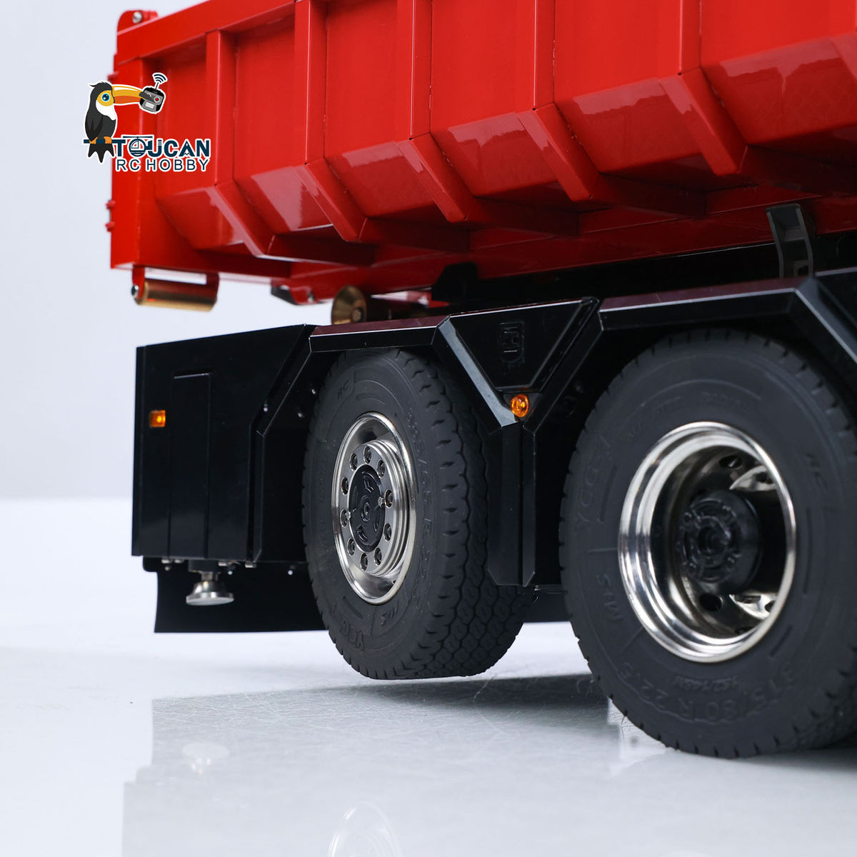 TOUCAN 1/14 RC Hydraulic Crane Truck 770S RTR 10X10 3Speed Metal Dumper Fly Jib Arm Rear Lift Steer Axle Wheel Reduction Diff Lock