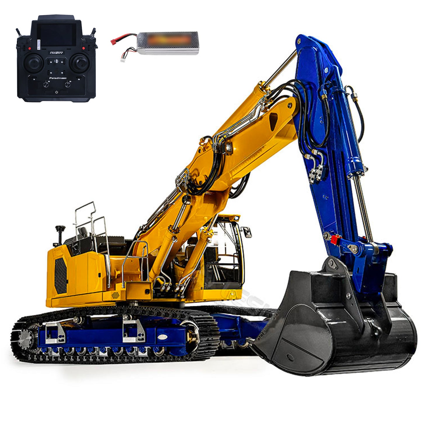 1/14 LESU RC Hydraulic Diggers LR945 3 Arms RTR Remote Control Excavator Model