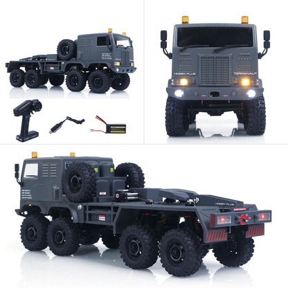 US Stock RTR 1/18 Radio Control Military Truck 8*8 RC Off Road Vehicle 280 Brushed Motor Fifth Wheel Winch Metal Hook All Wheel Steering