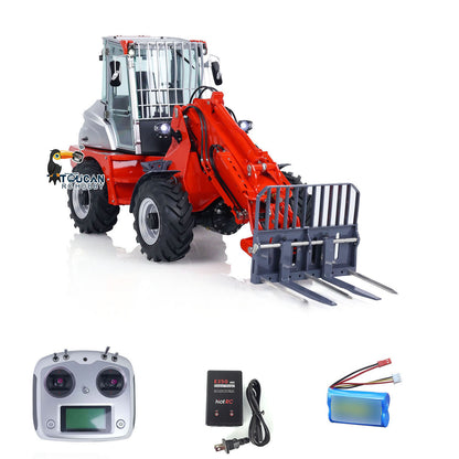LESU RTR 1/14 Hydraulic RC Telescopic Arm Car Metal Loader AT1050 Forklift Truck