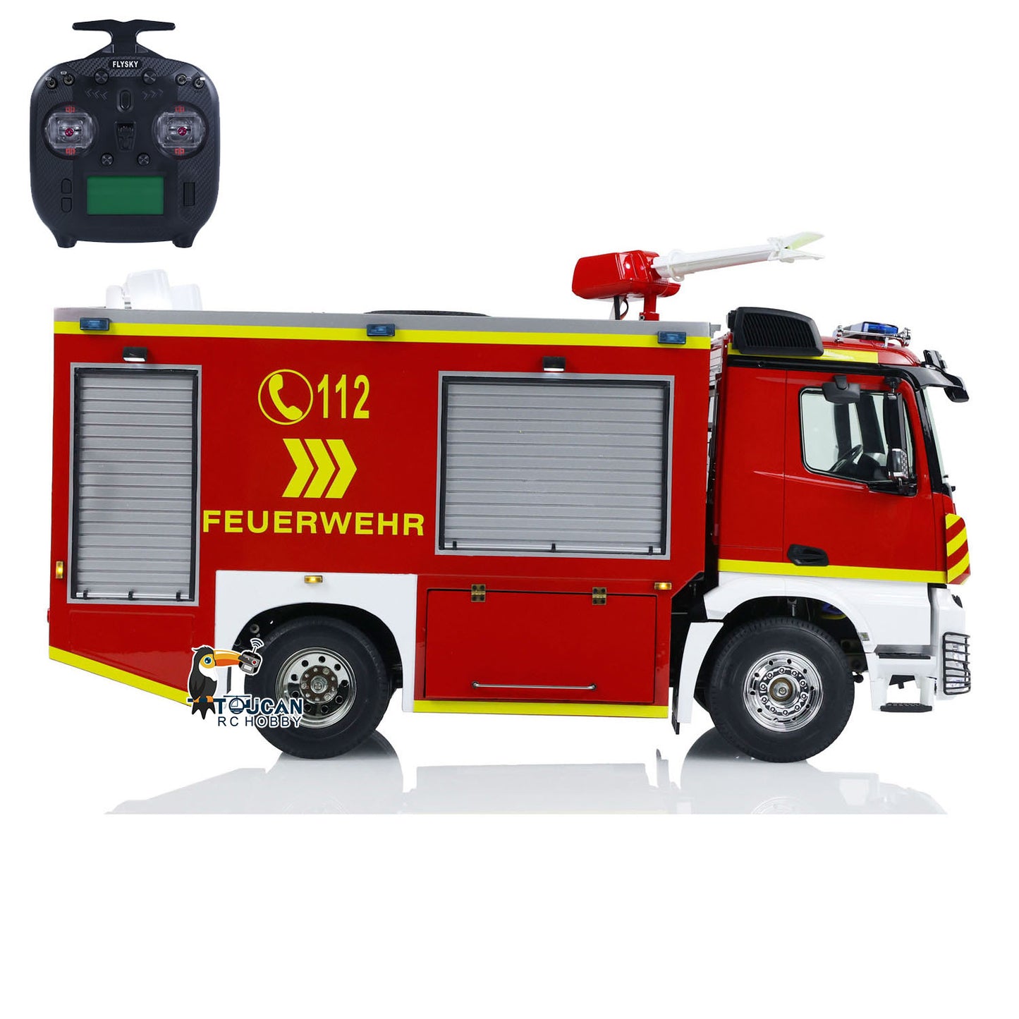 4x2 1/14 RC Feuerwehrfahrzeuge 2-Gang-Getriebe Feuerwehrauto