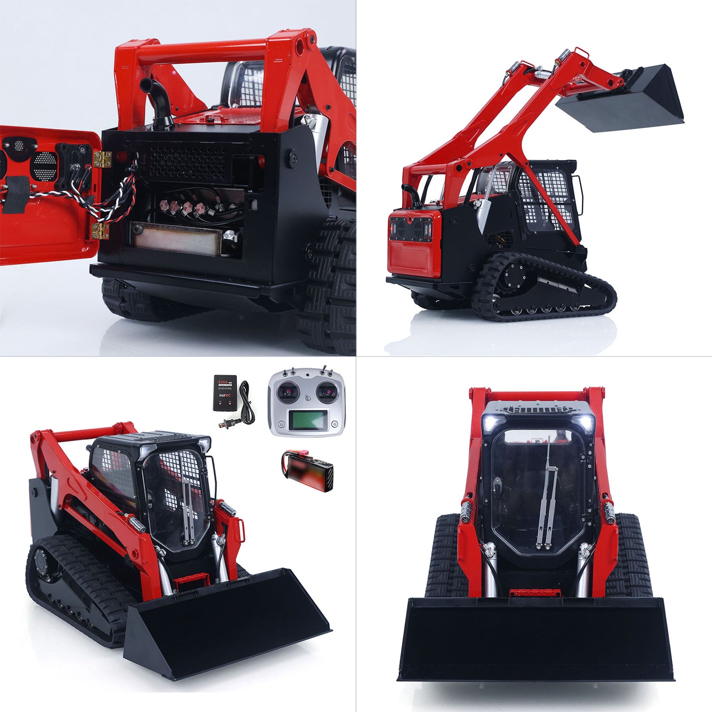 Fast Shipping 1/14 Hydraulic RC Tracked Loader SM770 Skid-Steer Remote Control Car Model