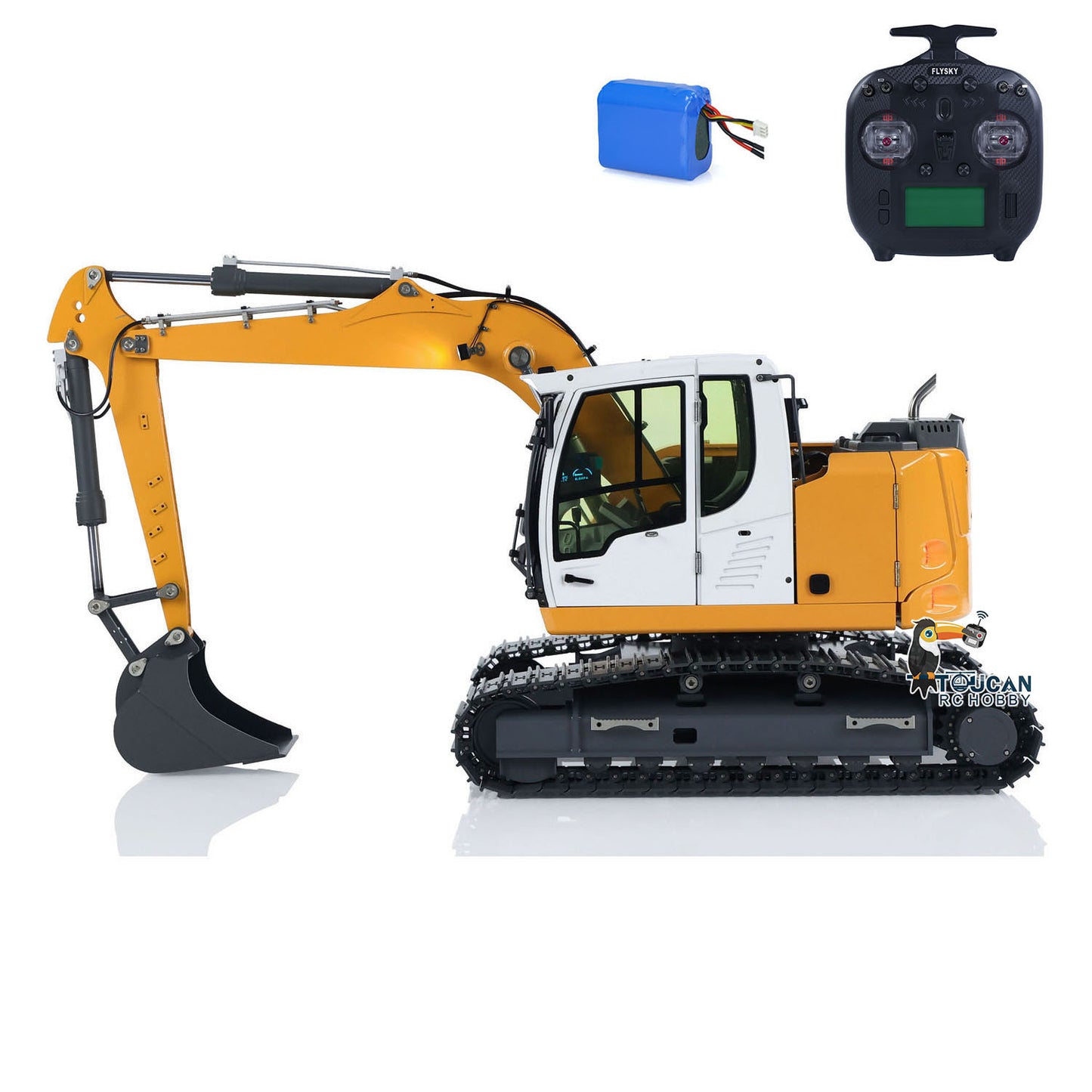 IN STOCK JDM-208 1/14 RC Hydraulic Excavator R920 Metal Remote Control Digger Model ST8