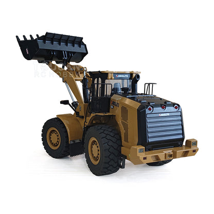 Second Hand US Stock HUINA K966 KABOLITE 2.4G 1/16 Hydraulic RC Loader Car Model 7500mAh Battery