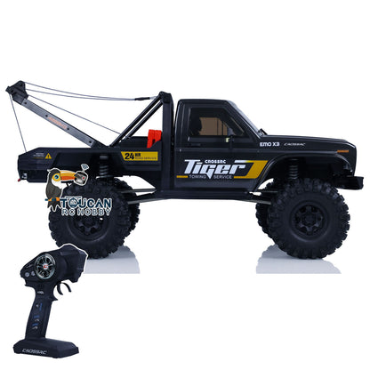 CORSSRC 4WD 1/8 EMO X3 RC Road Rescue Towing Crawler PNP