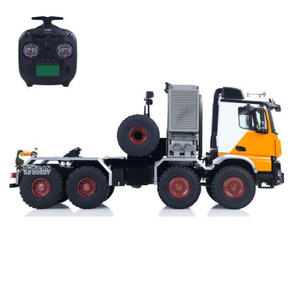 1/14 8x8 Metal RC Off Road Tractor Truck Ar3363 Remote Control Lorry Car Differential Lock Axle 3Speed Gearbox ST8 Radio