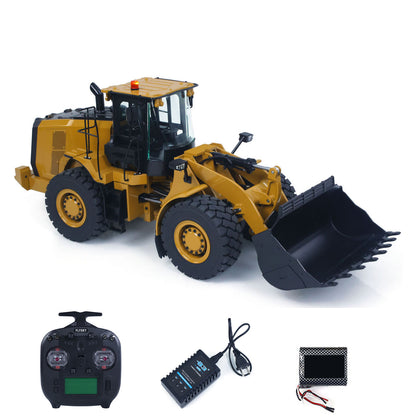 US STOCK HUINA K966 KABOLITE 2.4G 1/16 Hydraulic RC Loader Car Model 7500mAh Battery