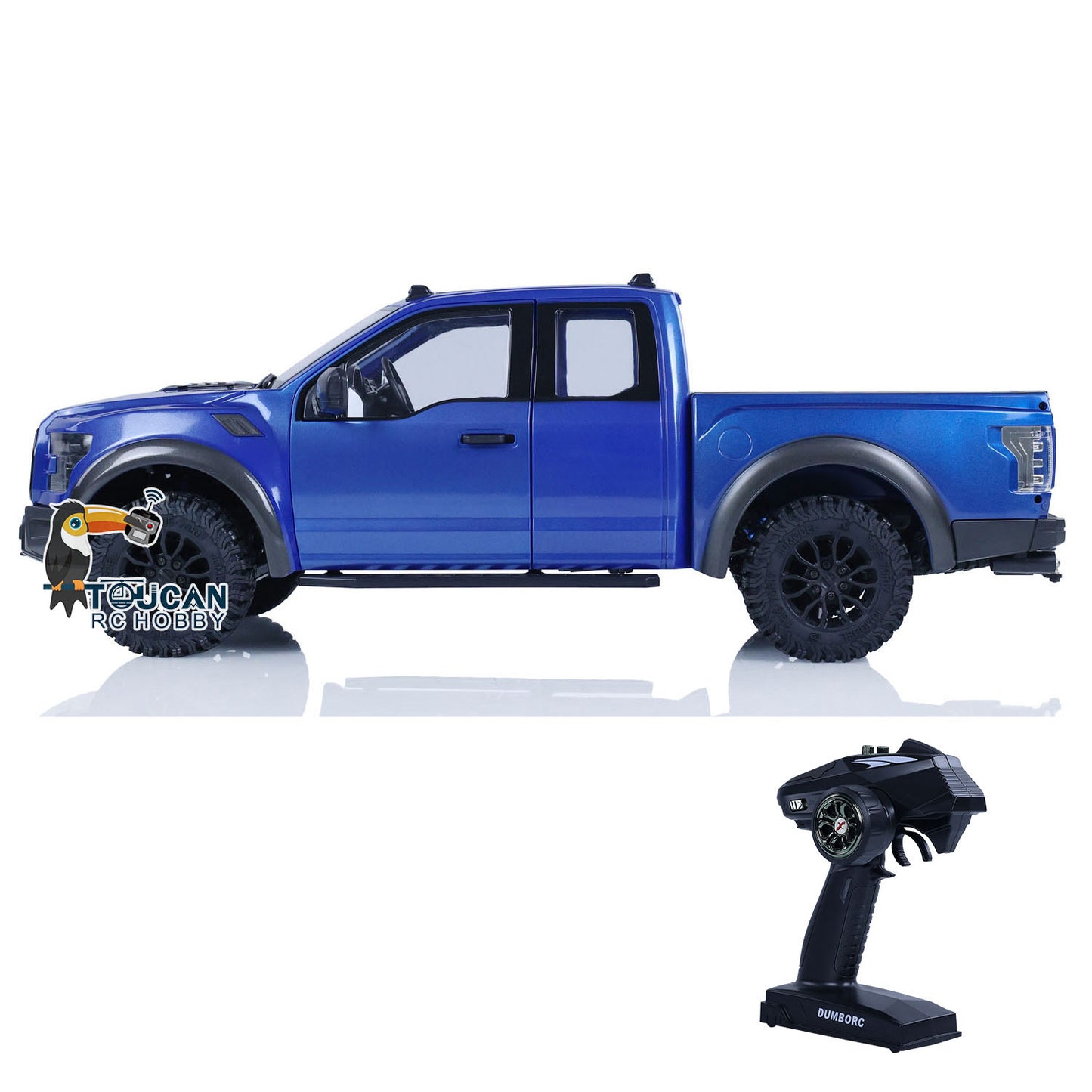 JDModel 1/10 F150 RC Racing Crawler Car Blue ARTR Version