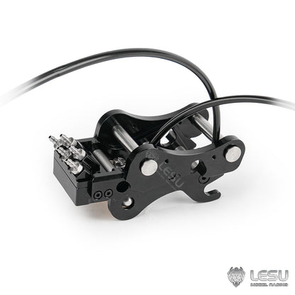 Metal Hydraulic Quick Coupler C0096 for LR956 ZX490 1/14 LESU Remote Control Hydraulic Excavator Model DIY Construction Vehicles