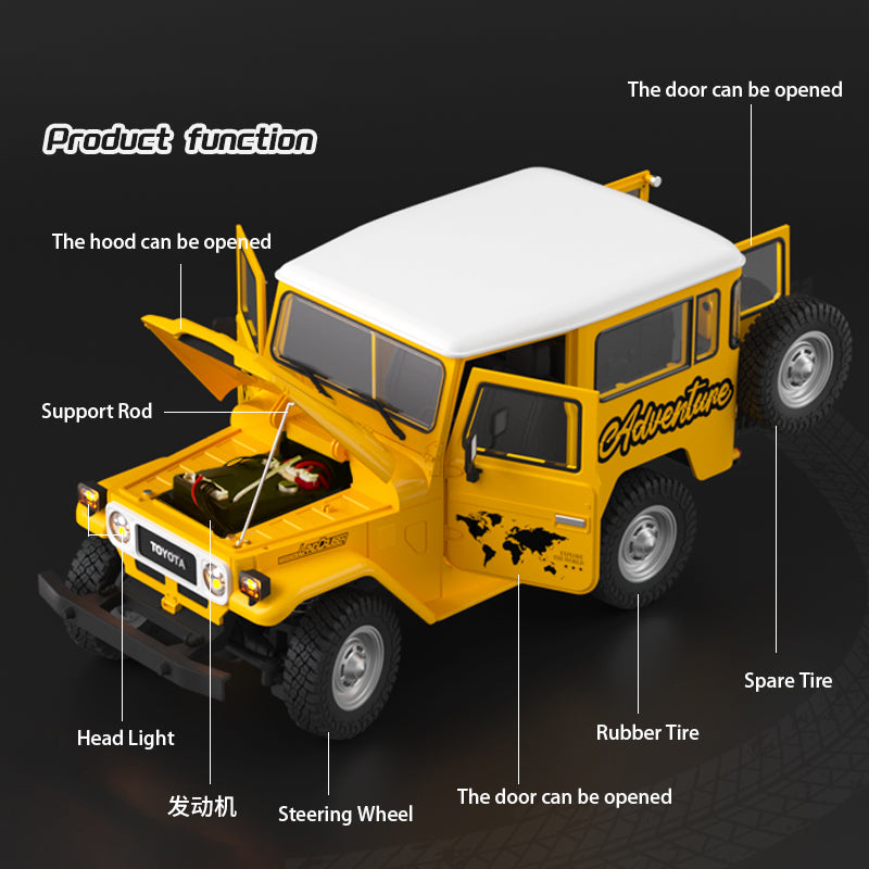 1/16 HG 4x4 RC Off-road Vehicles Land Cruiser FJ40 Electric Crawler Car