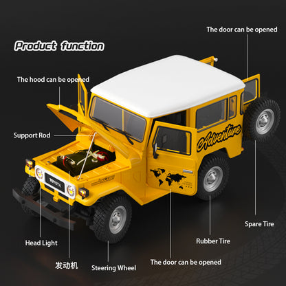 1/16 HG 4x4 RC Off-road Vehicles Land Cruiser FJ40 Electric Crawler Car