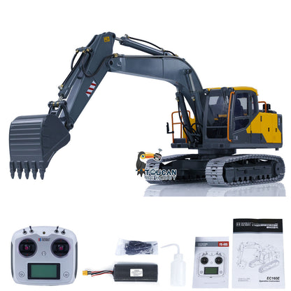 US STOCK Double E EC160E 1/14 RC Hydraulic Excavator E111 Alloy Remote Control Diggers