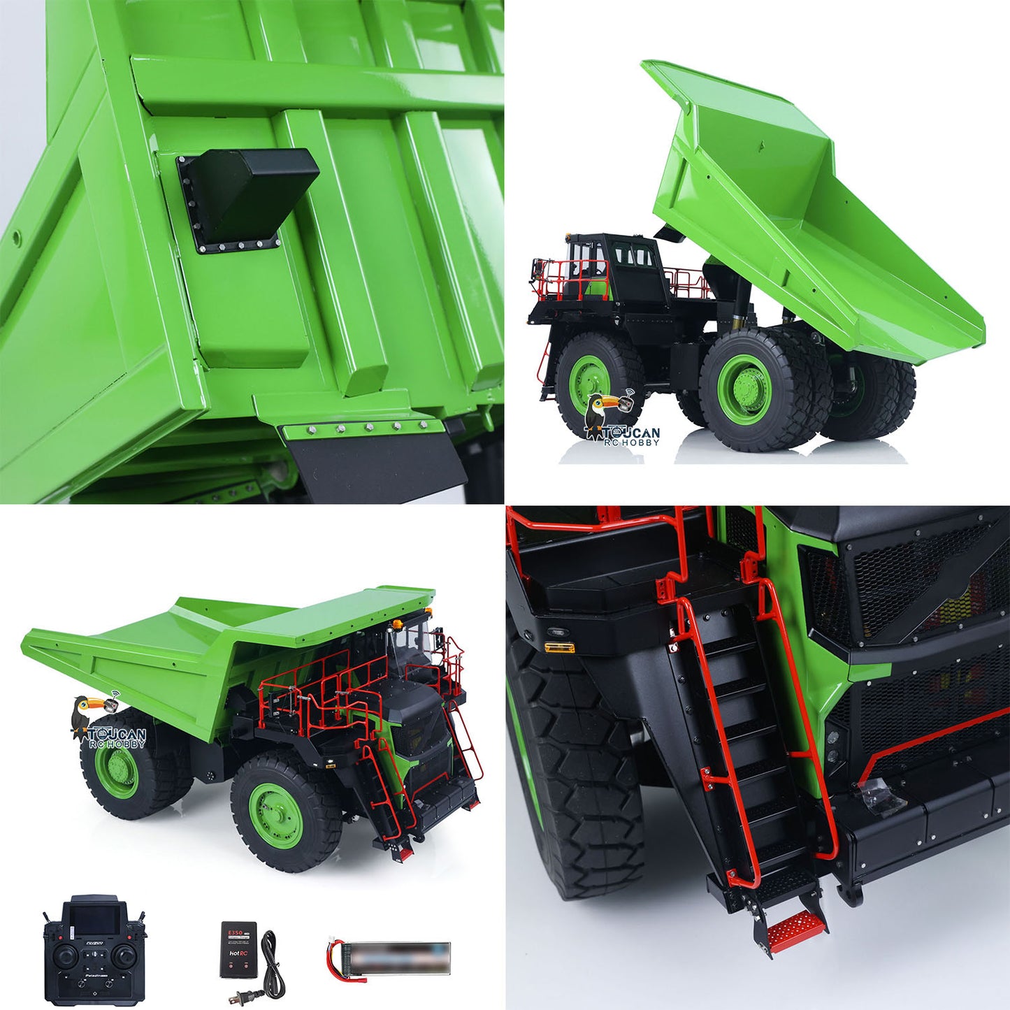 LESU 1/16 Metal Hydraulic RC Mine Truck Mining Tipper Aoue R100E RTR Construction Vehicles PL18EV Lite Radio Control Dumper Car