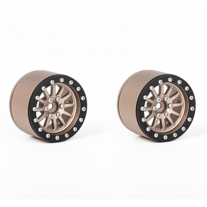 YIKONG Aluminum Alloy 1.9/2.2 Inch Wheel Hubs Tyres Tires for 1/10 RC Crawler Car Model Accessories