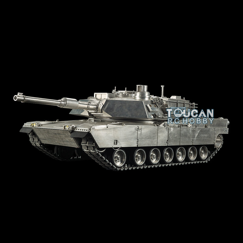 Char radiocommandé M1A2 Abrams RTR américain entièrement en métal à l'échelle 1/8 de 1 239 mm Henglong 3918