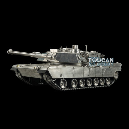 Char radiocommandé M1A2 Abrams RTR américain entièrement en métal à l'échelle 1/8 de 1 239 mm Henglong 3918