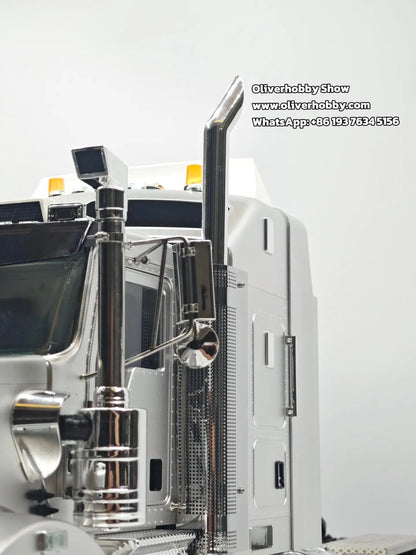 2 Speed W509 1/14 6x4 Metal Radio Control Tractor Truck JDM 518KS RC Lorry Car Motor No ESC Radio Light Sound System ARTR Model