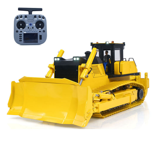 Metal 1/12 RC Hydraulic Bulldozer D155AX RTR Heavy Dozer Model 7 Way Valve 1.0L Oil Pump 5 Plows Radio Master TX15 Radio Battery