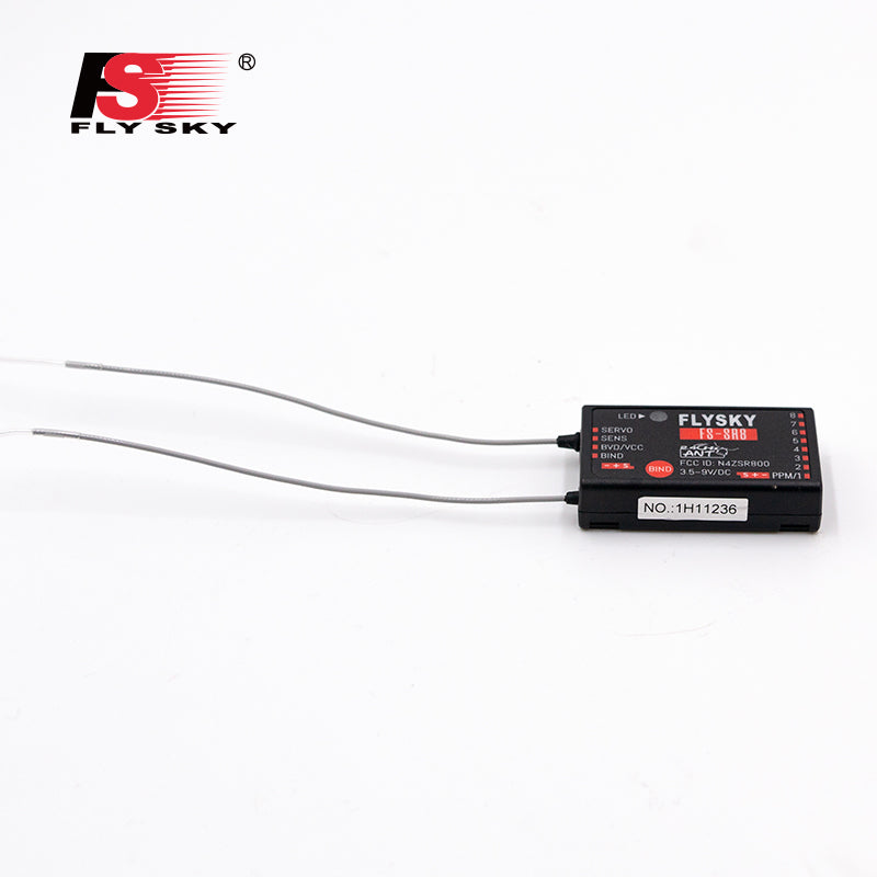 IN STOCK FLYSKY FS-SR12 FS-SR8 2.4G ANT 12CH Receiver for FS-ST8 Radio Transmitter RC Airplane