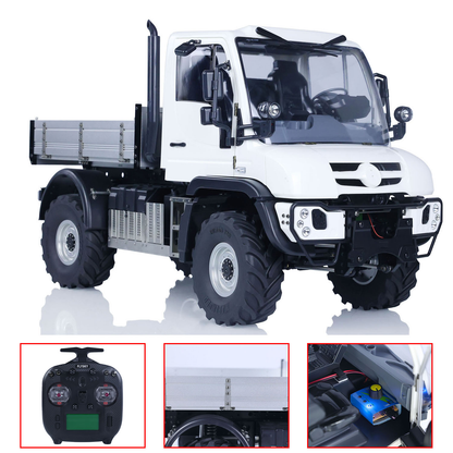 1/10 U423 4X4, lackiert, zusammengebaut, RC PNP, Offroad-Rock-Crawler-Auto mit Metalleimer