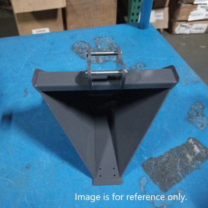 Second Hand US Stock LESU Painted Metal Trapezoid Narrow Bucket for 1:14 Hydraulic RC Excavator ET35
