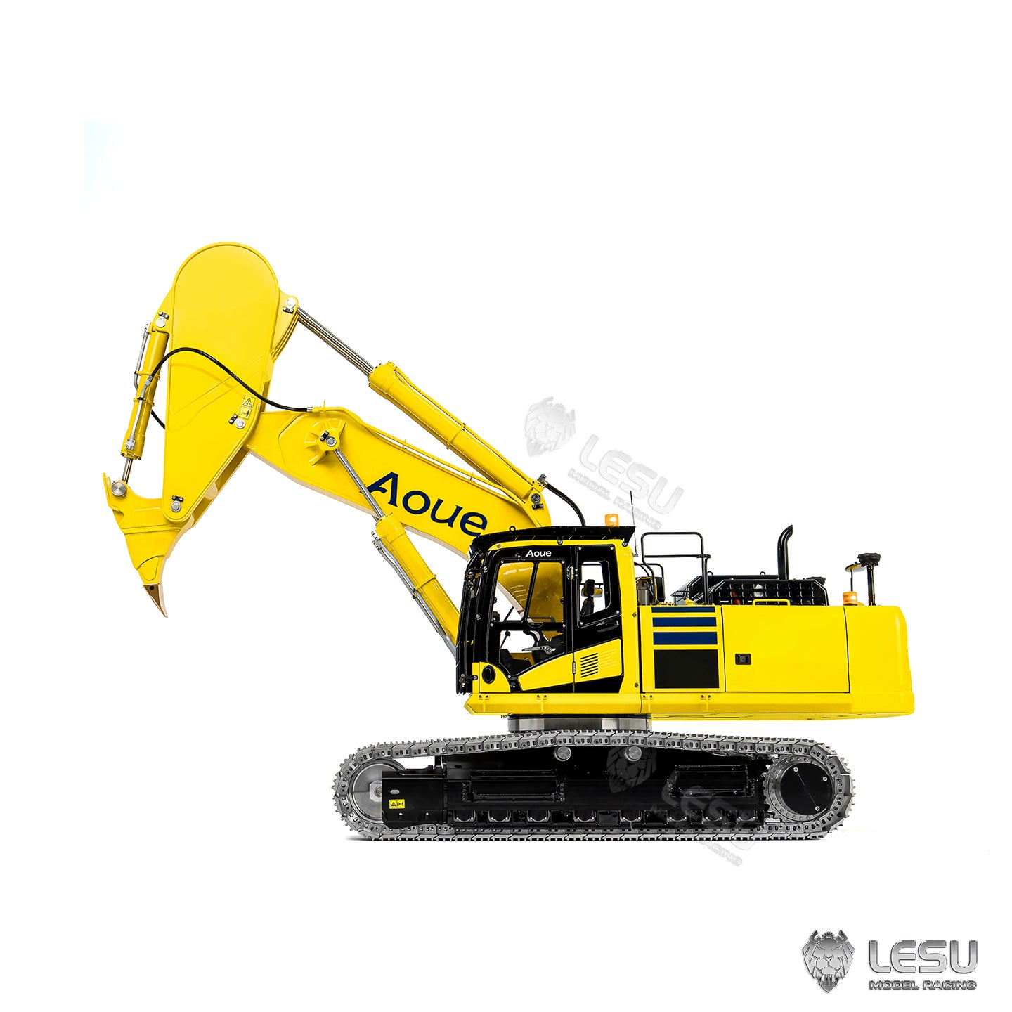 1/14 LESU RC Metal Excavator Model PC500 Radio Control Hydraulic Crawler Digger Machine with Rock Arm LED Lighting System