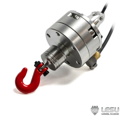 LESU Metal Hydraulic Rotary Cylinder with Hook 270 for 1/14 RC Crane Dump Truck